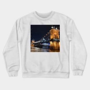 Downtown Cincinnati bridge Crewneck Sweatshirt